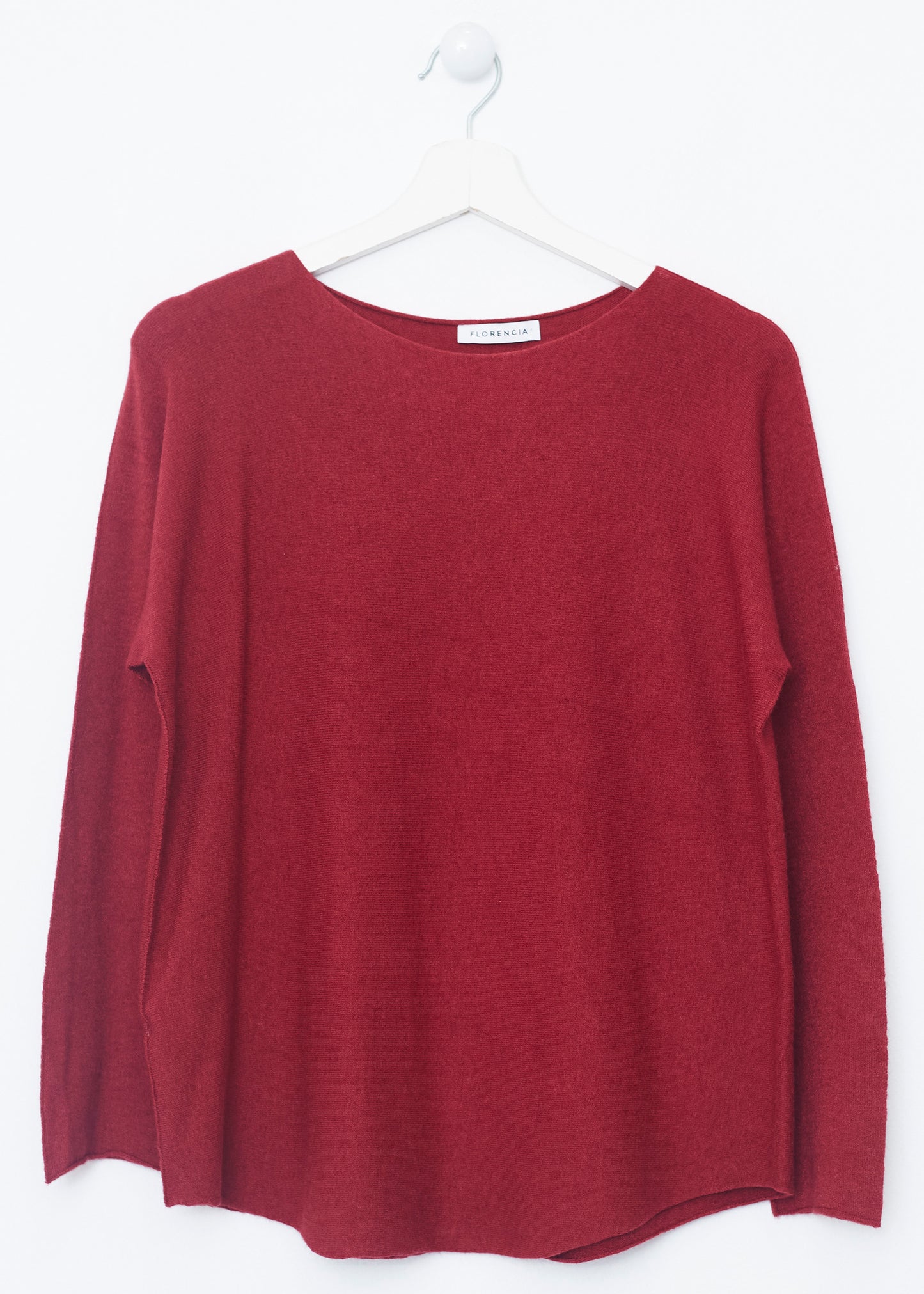 Jersey sin costuras cuello redondo