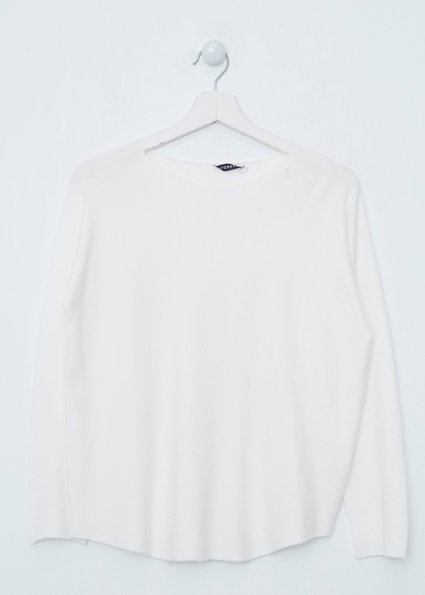 Jersey sin costuras cuello redondo