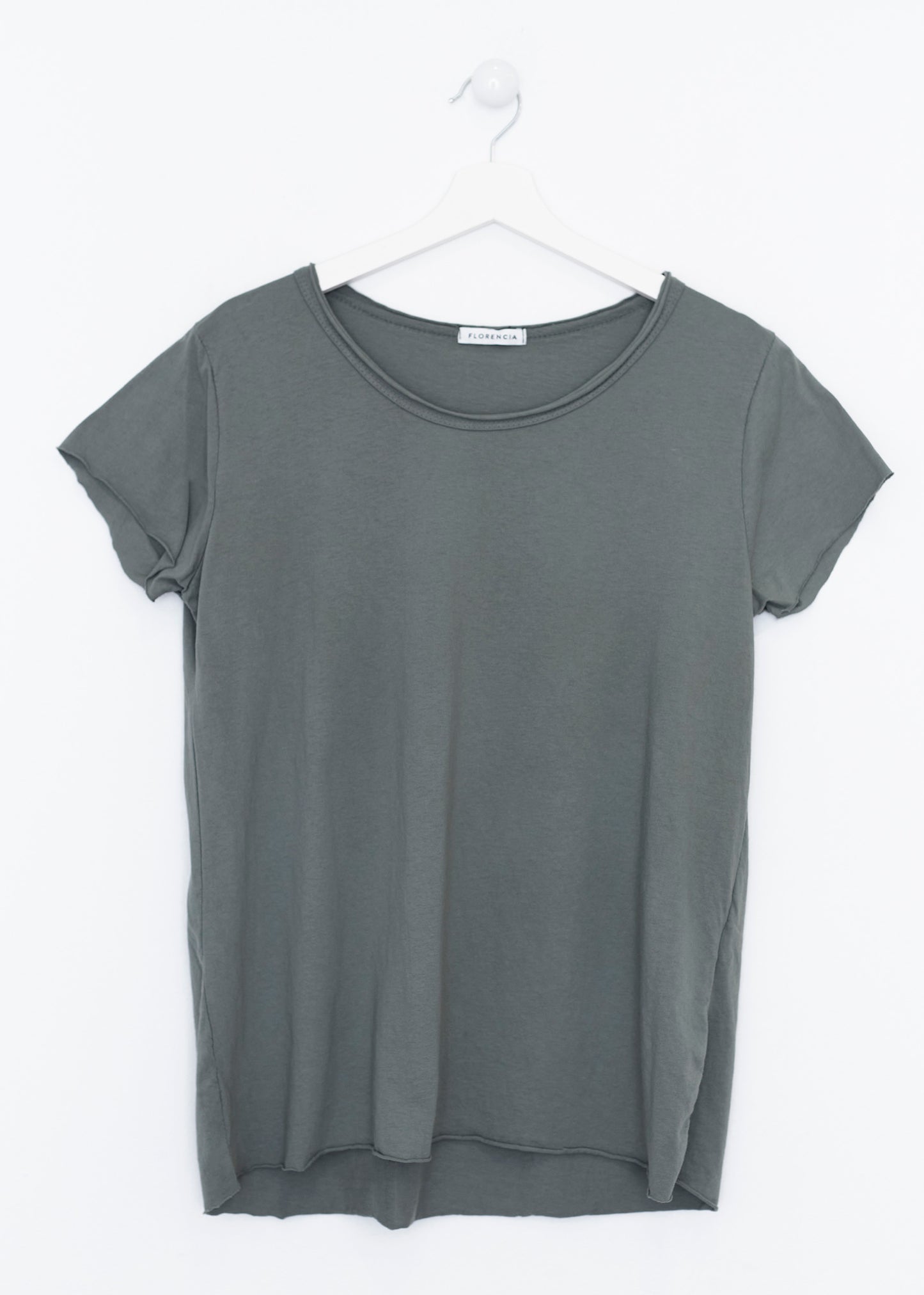 Round neck cotton t-shirt