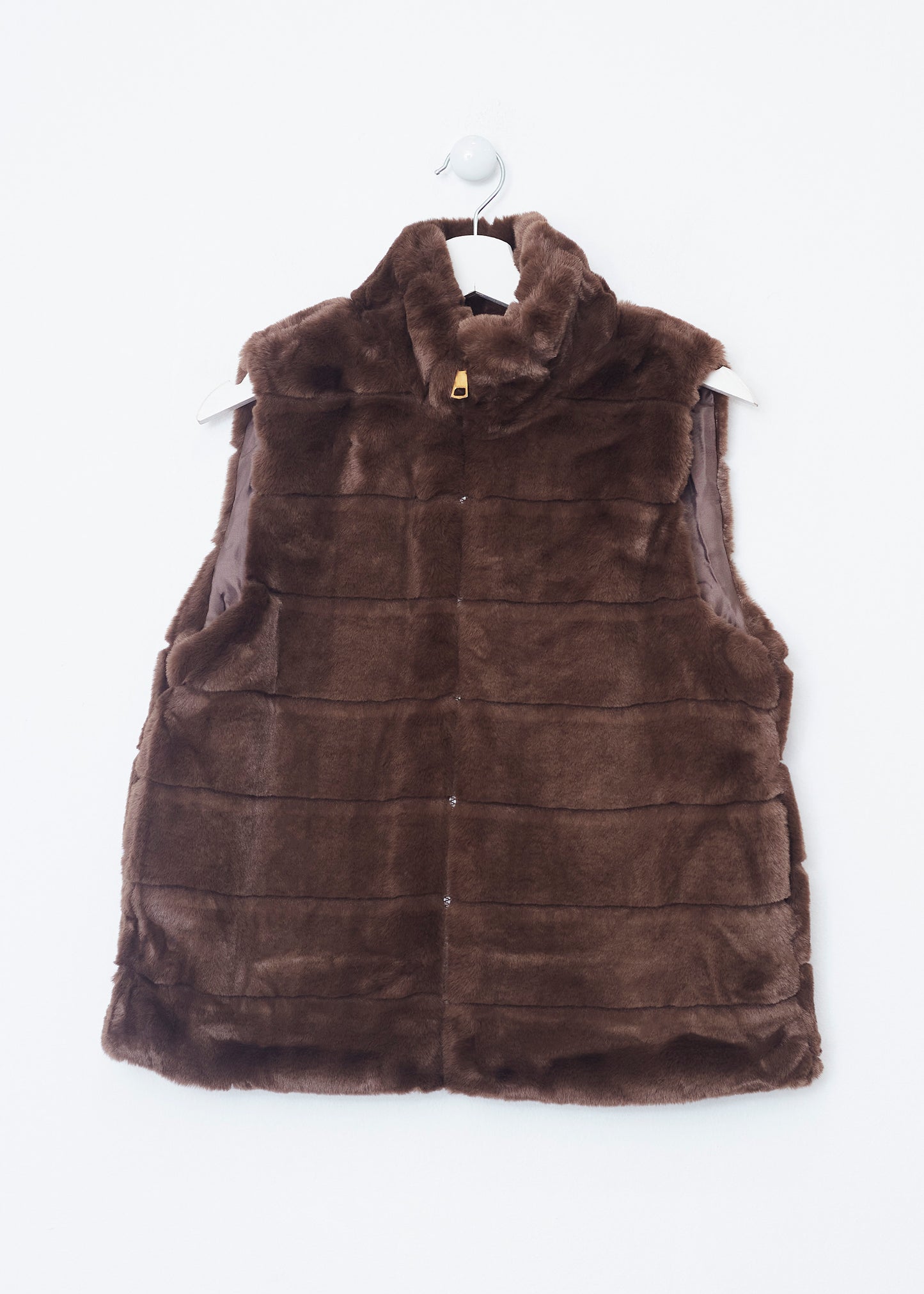 Faux fur vest