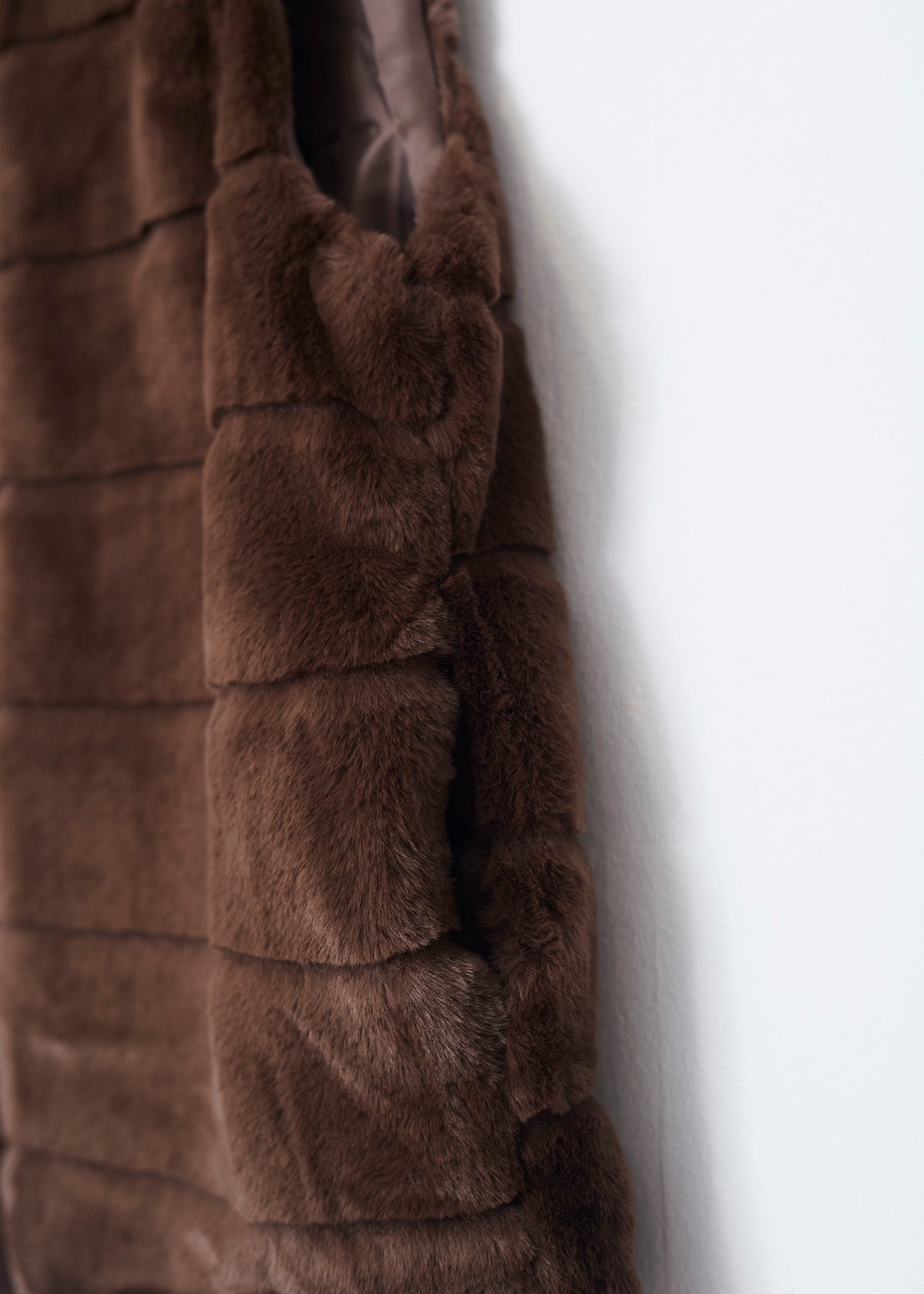 Faux fur vest