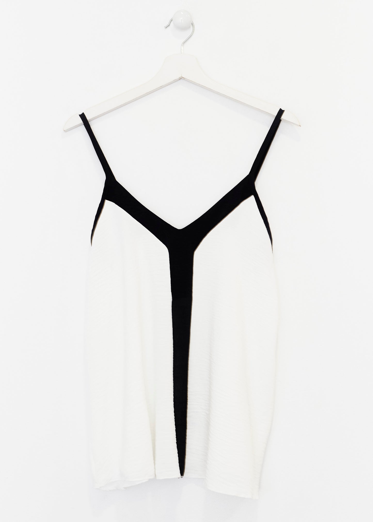 Contrast strap top