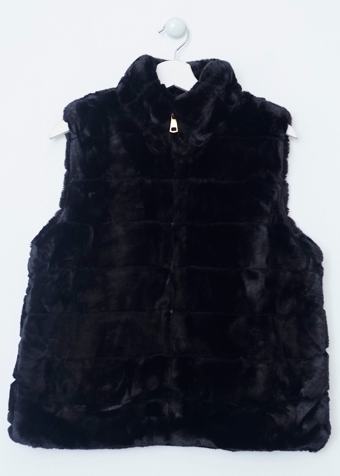 Faux fur vest