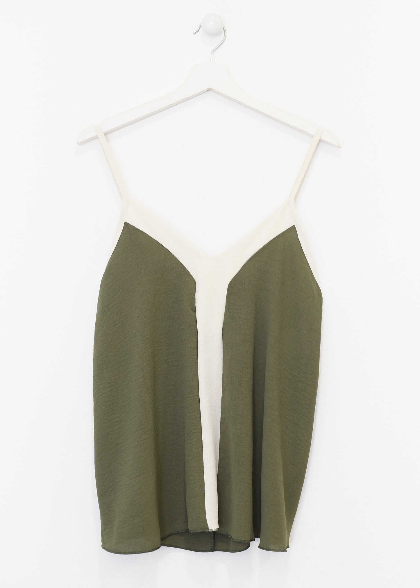 Contrast strap top