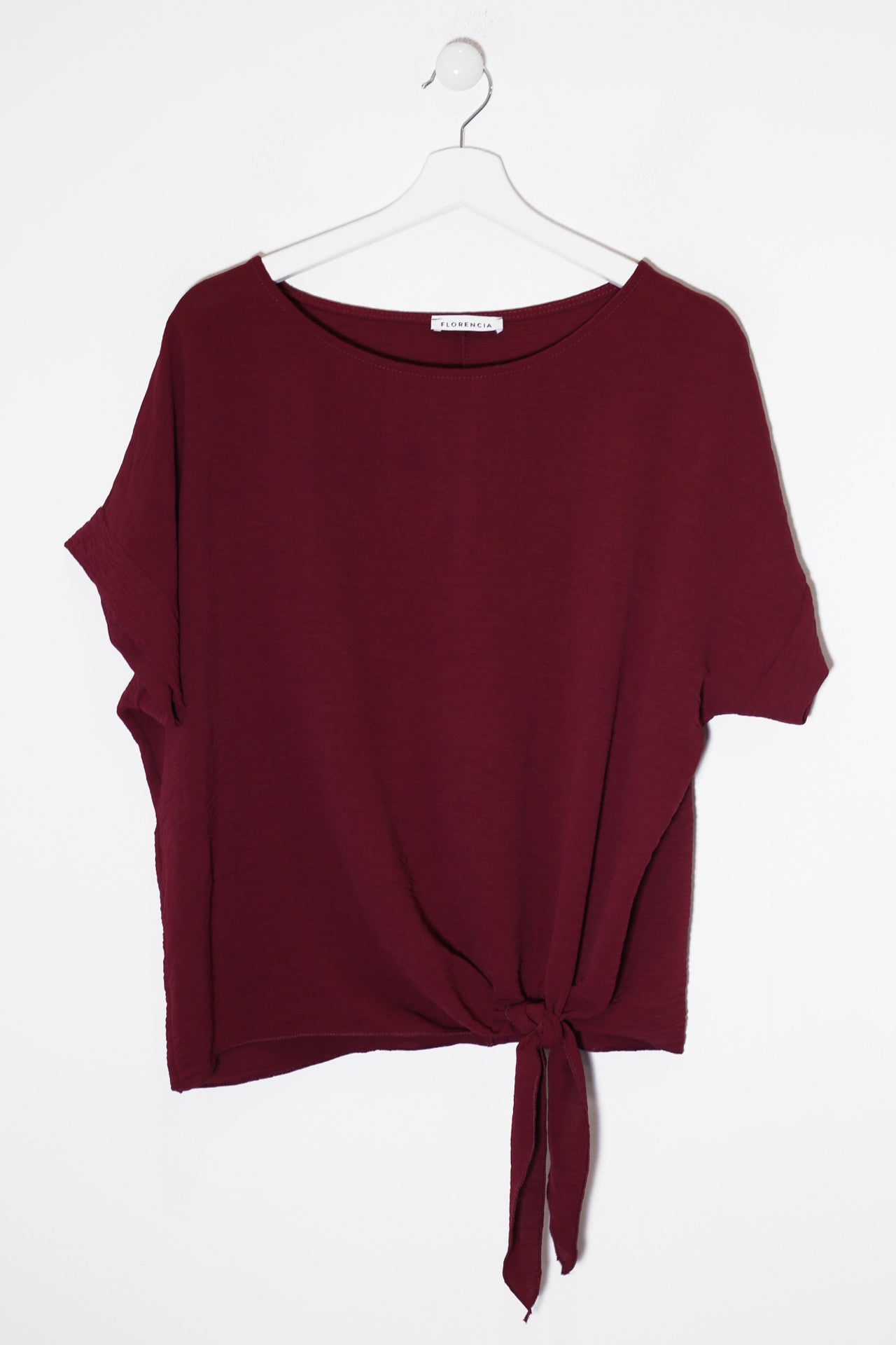 Blusa fluida nudo