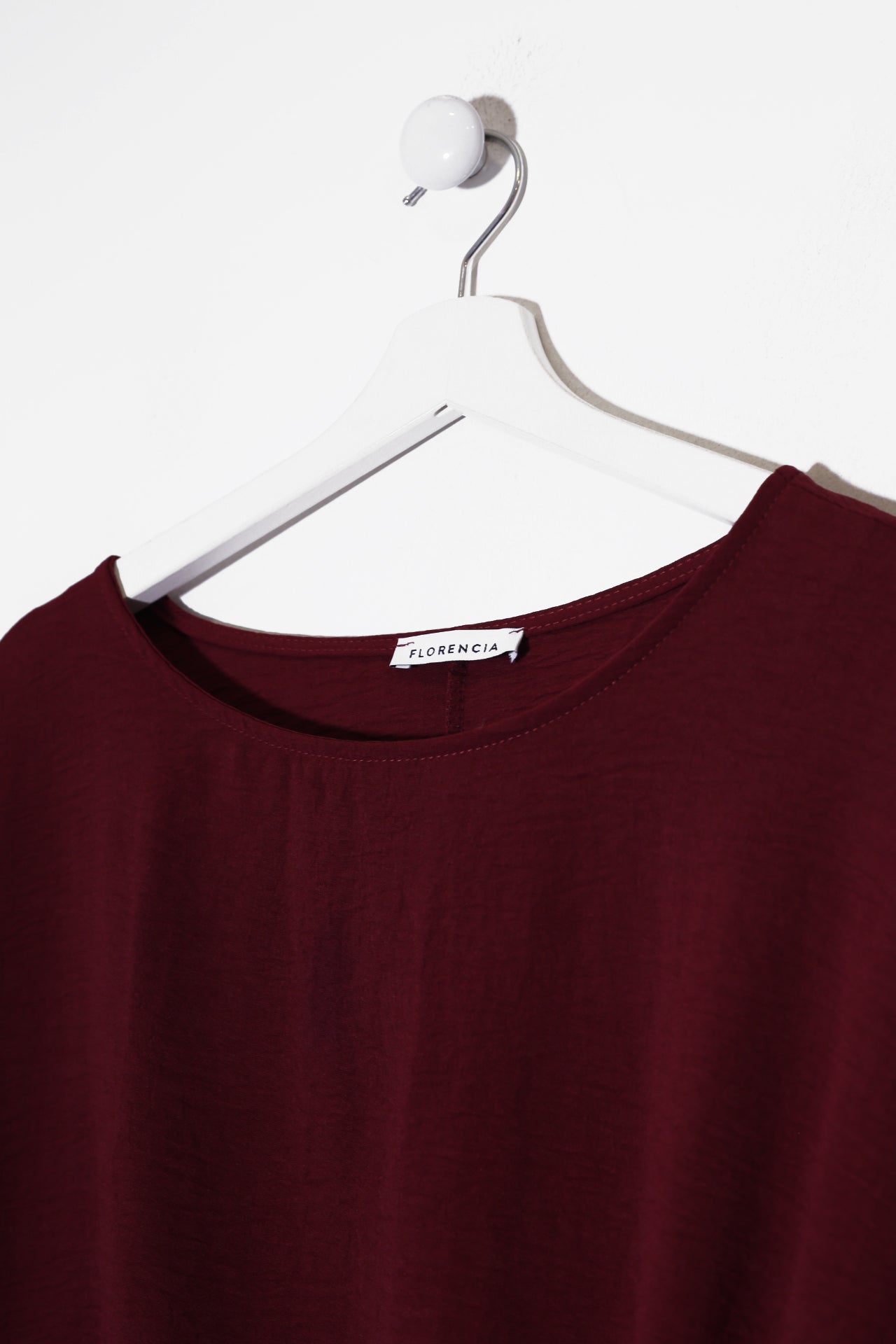 Blusa fluida nudo