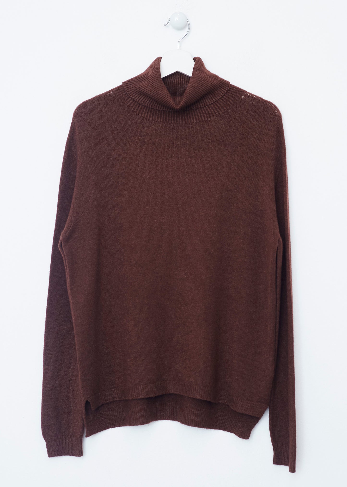 Jersey sin costuras cuello alto