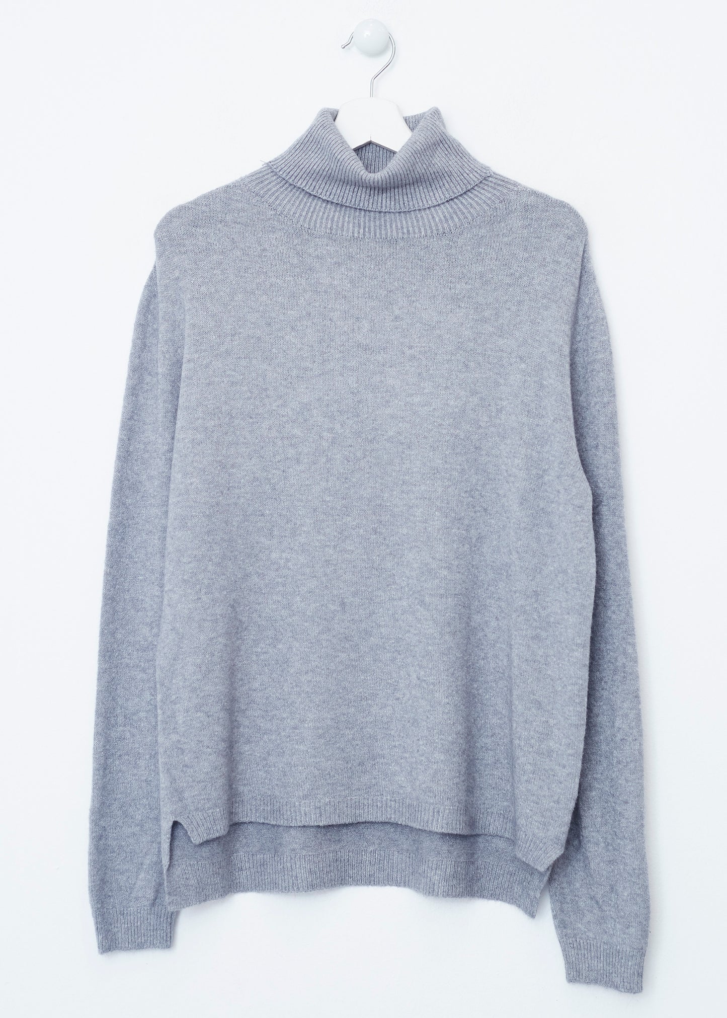 Jersey sin costuras cuello alto