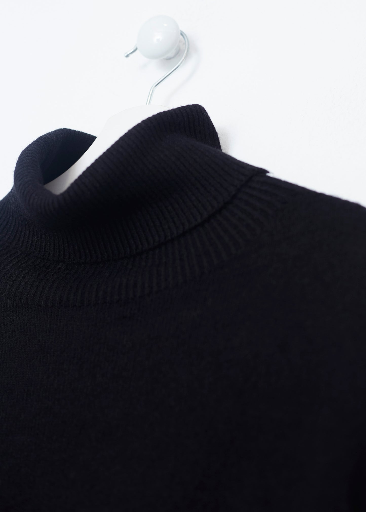 Jersey sin costuras cuello alto