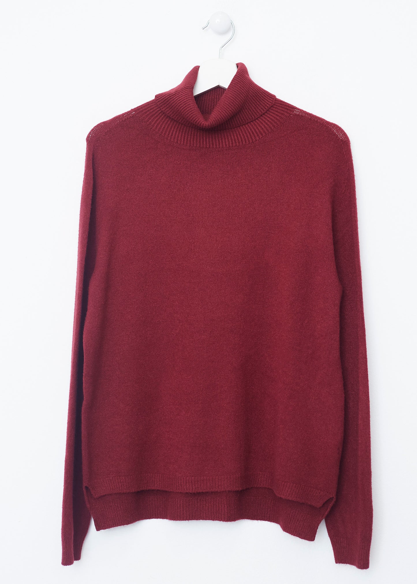 Jersey sin costuras cuello alto