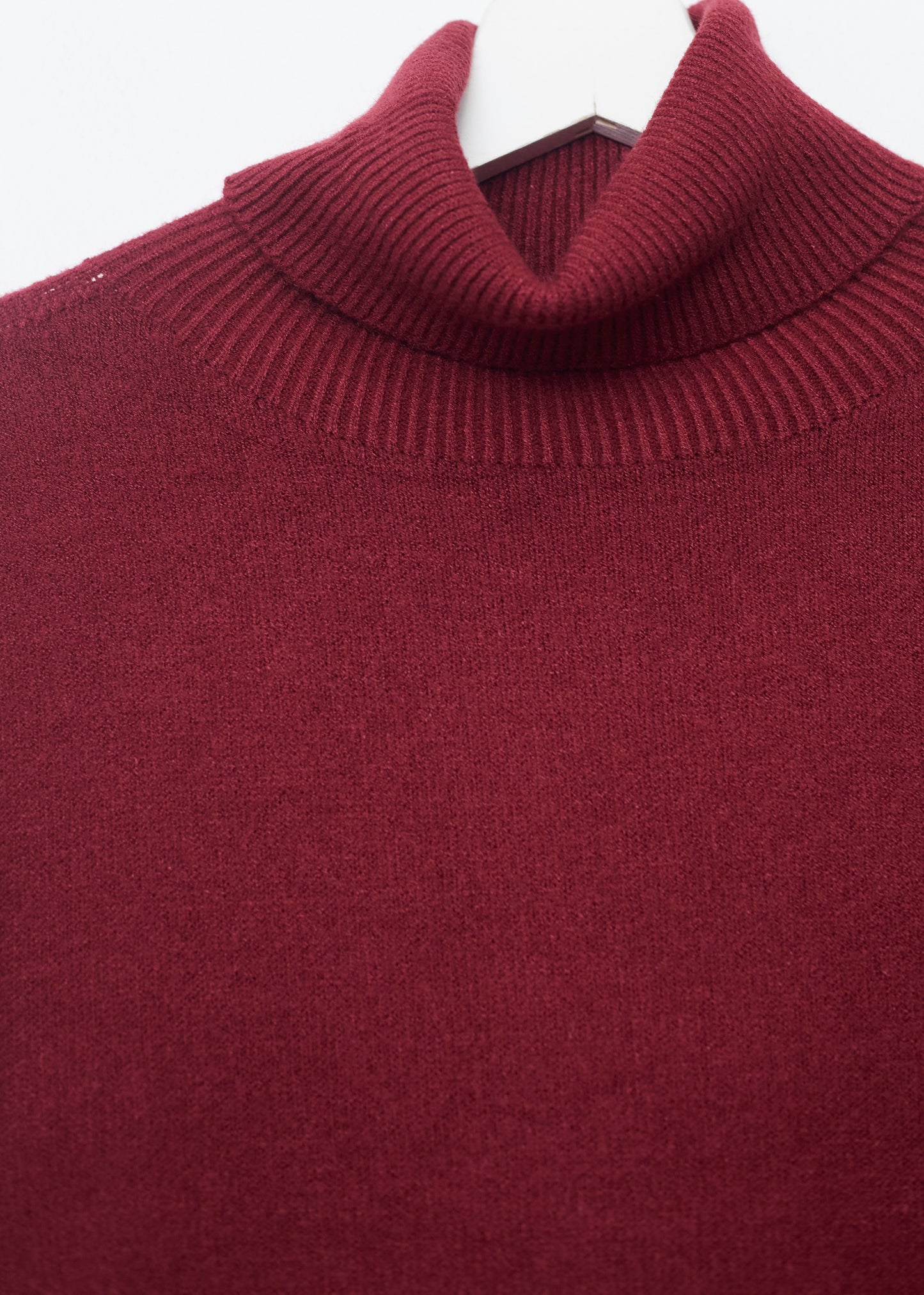 Jersey sin costuras cuello alto