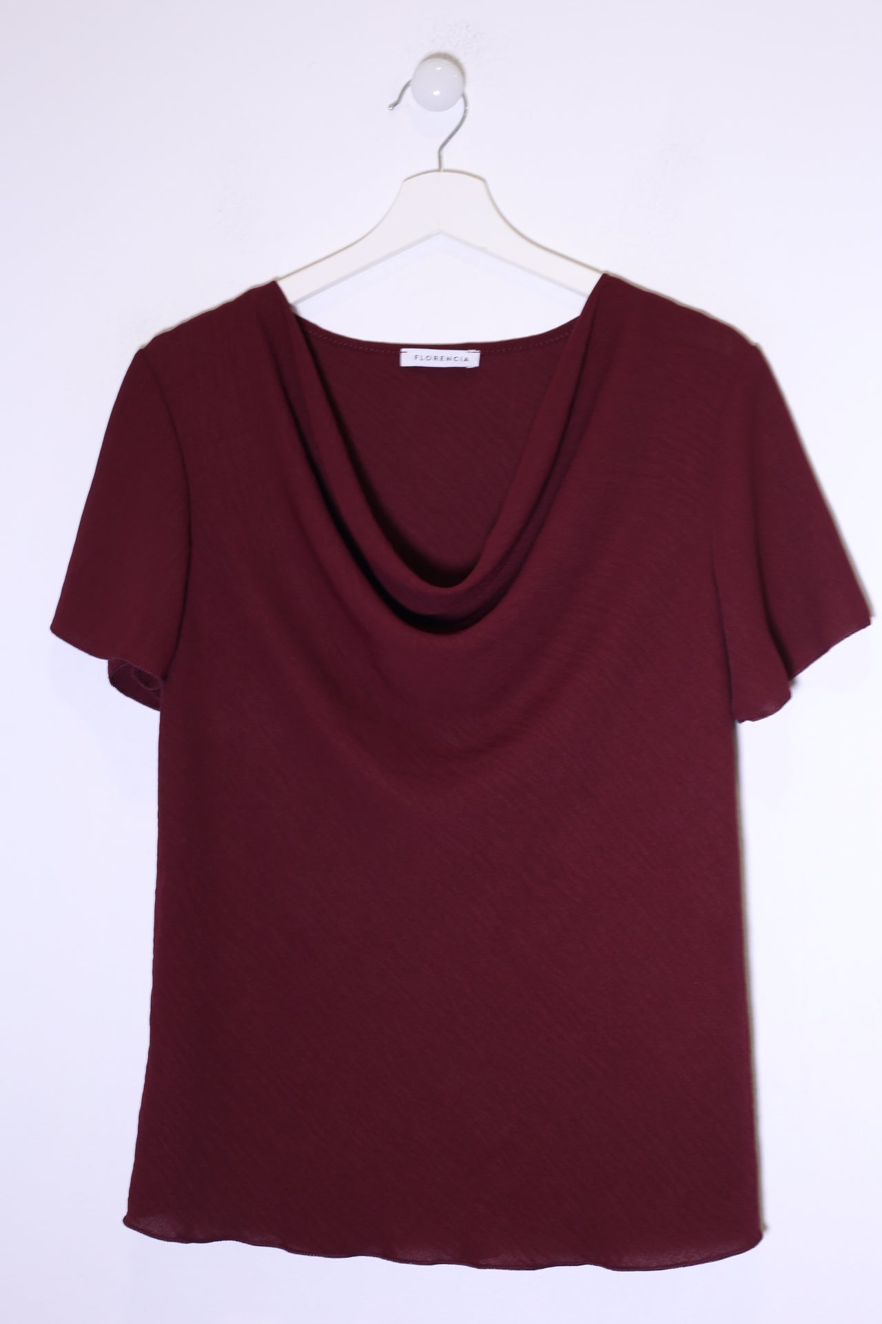 Blusa desbocada fluida