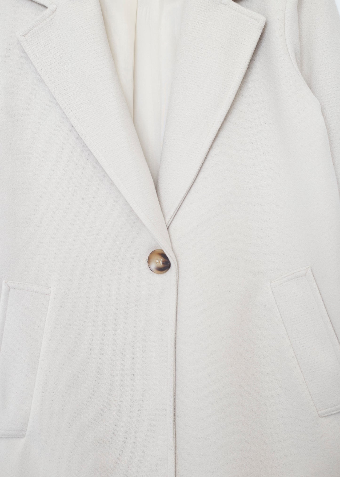 Midi coat with lapels