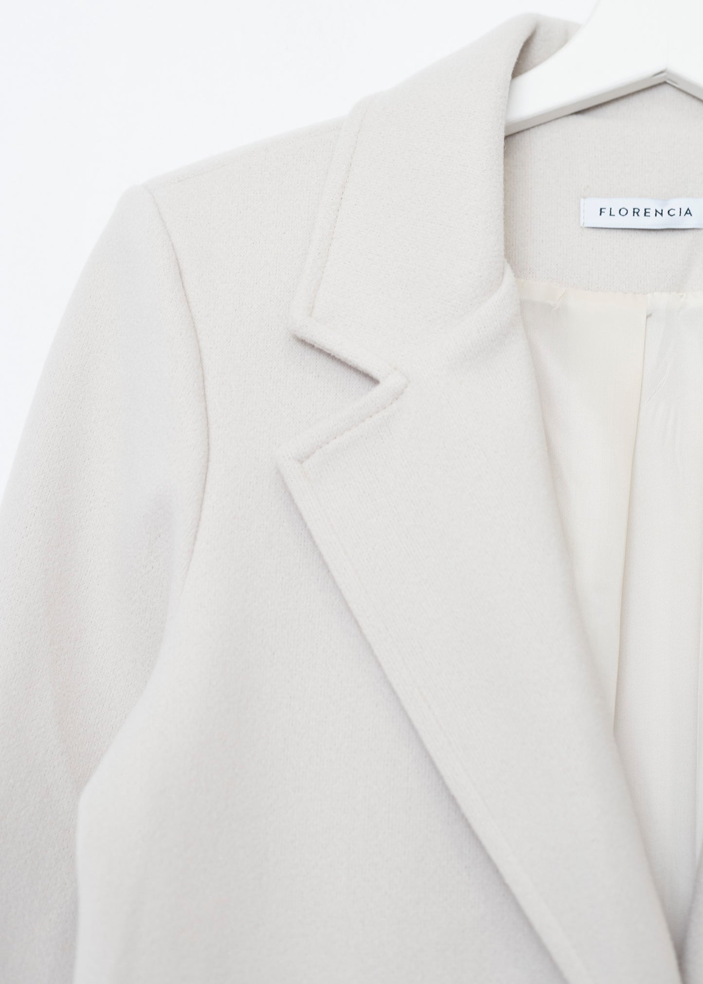 Midi coat with lapels