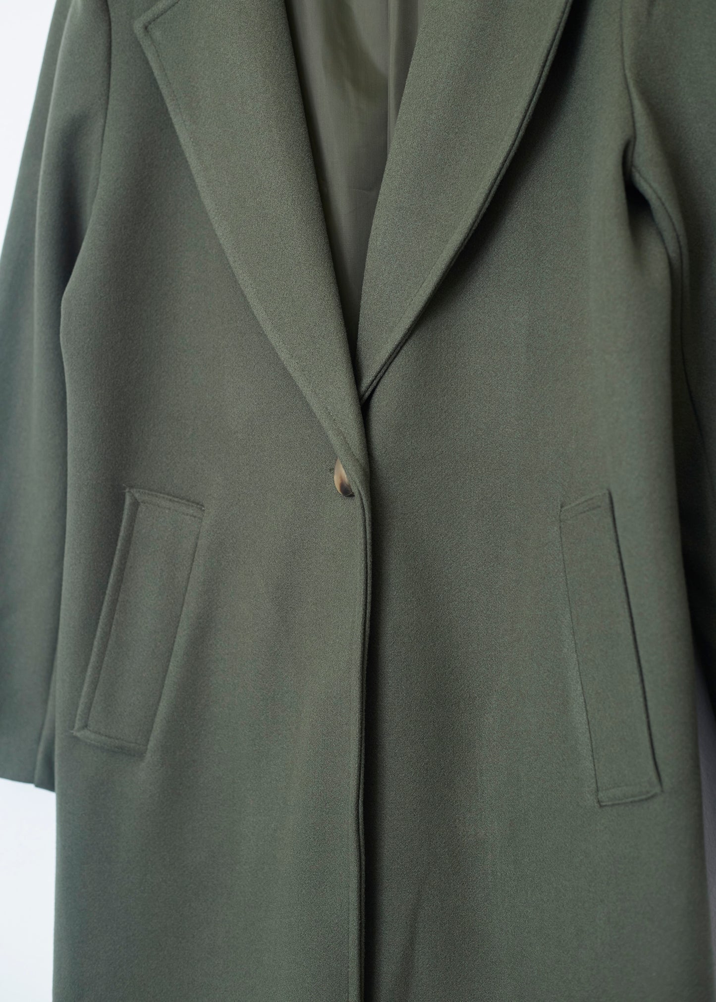 Midi coat with lapels