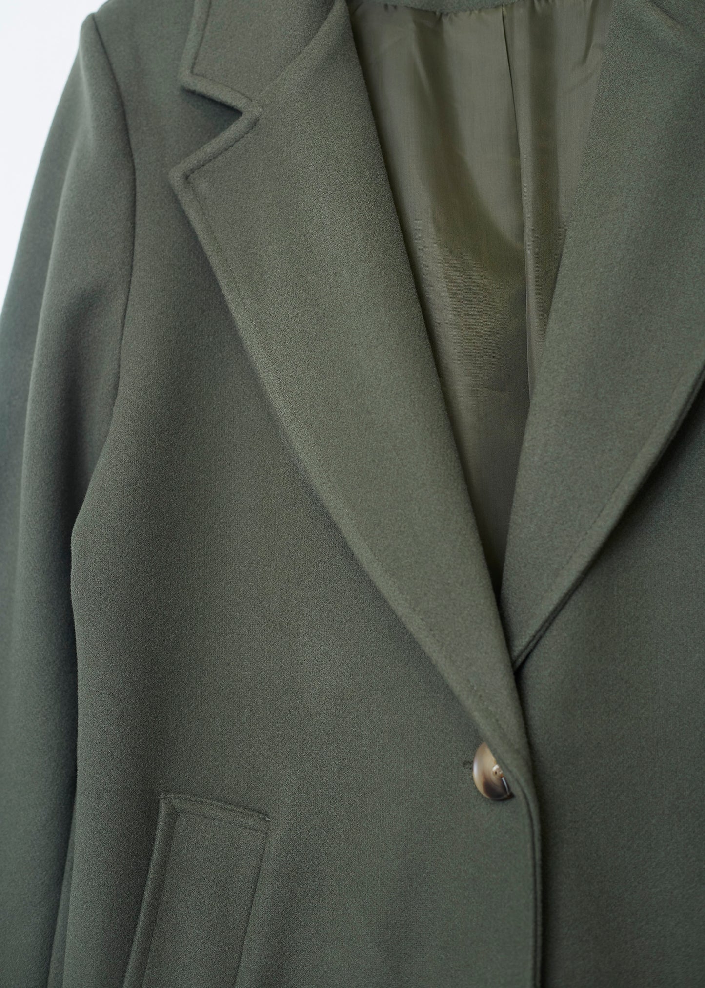 Midi coat with lapels
