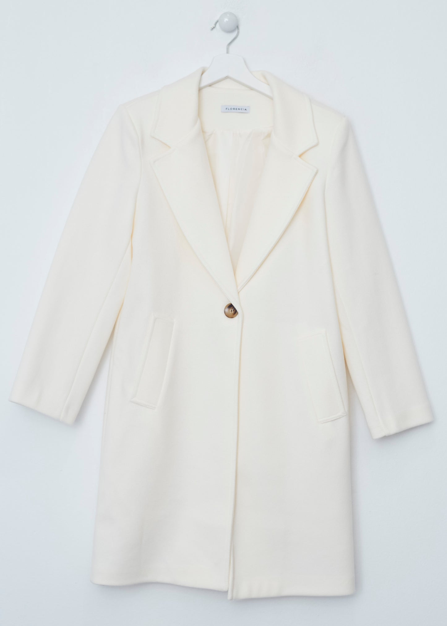 Midi coat with lapels