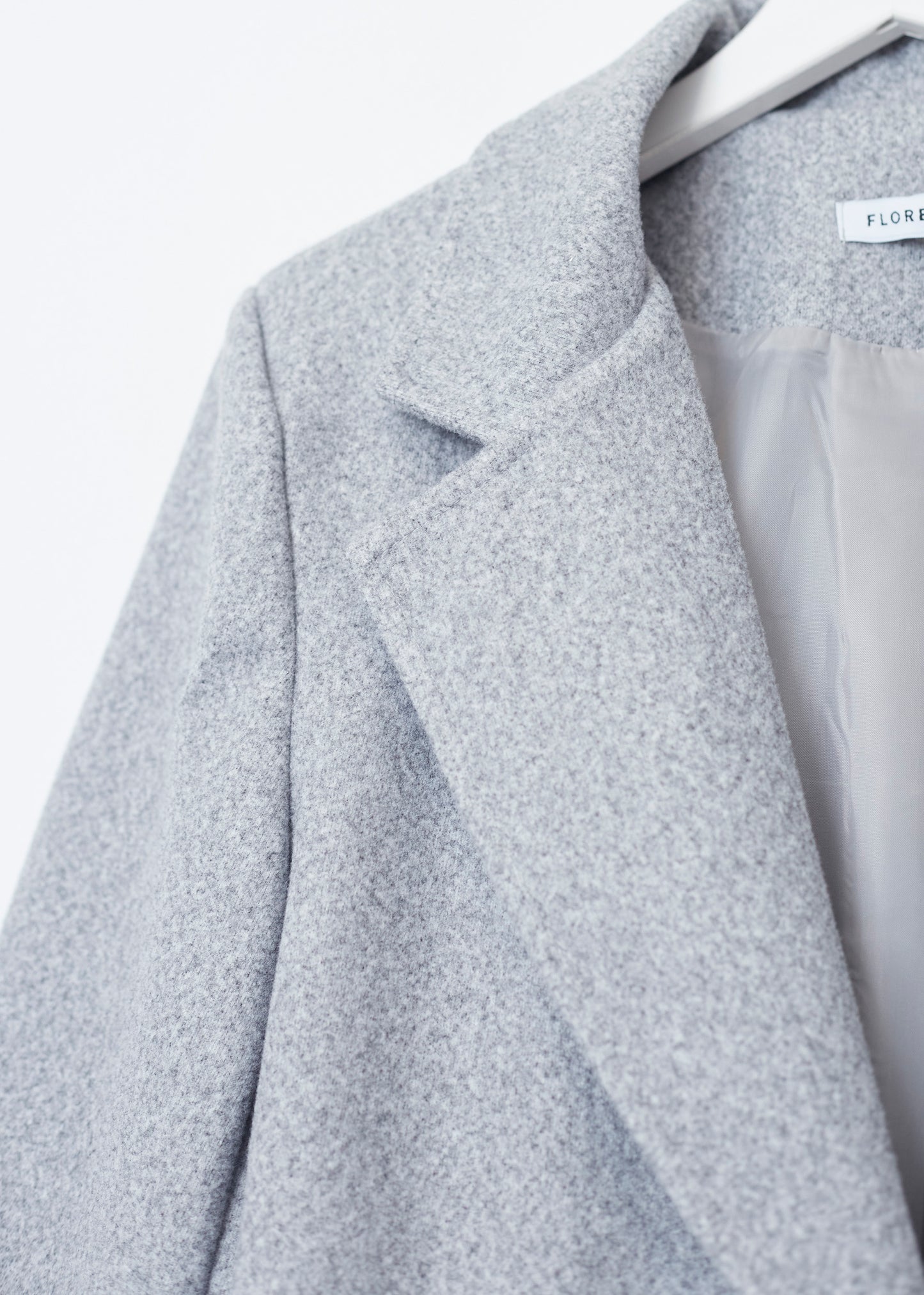 Midi coat with lapels