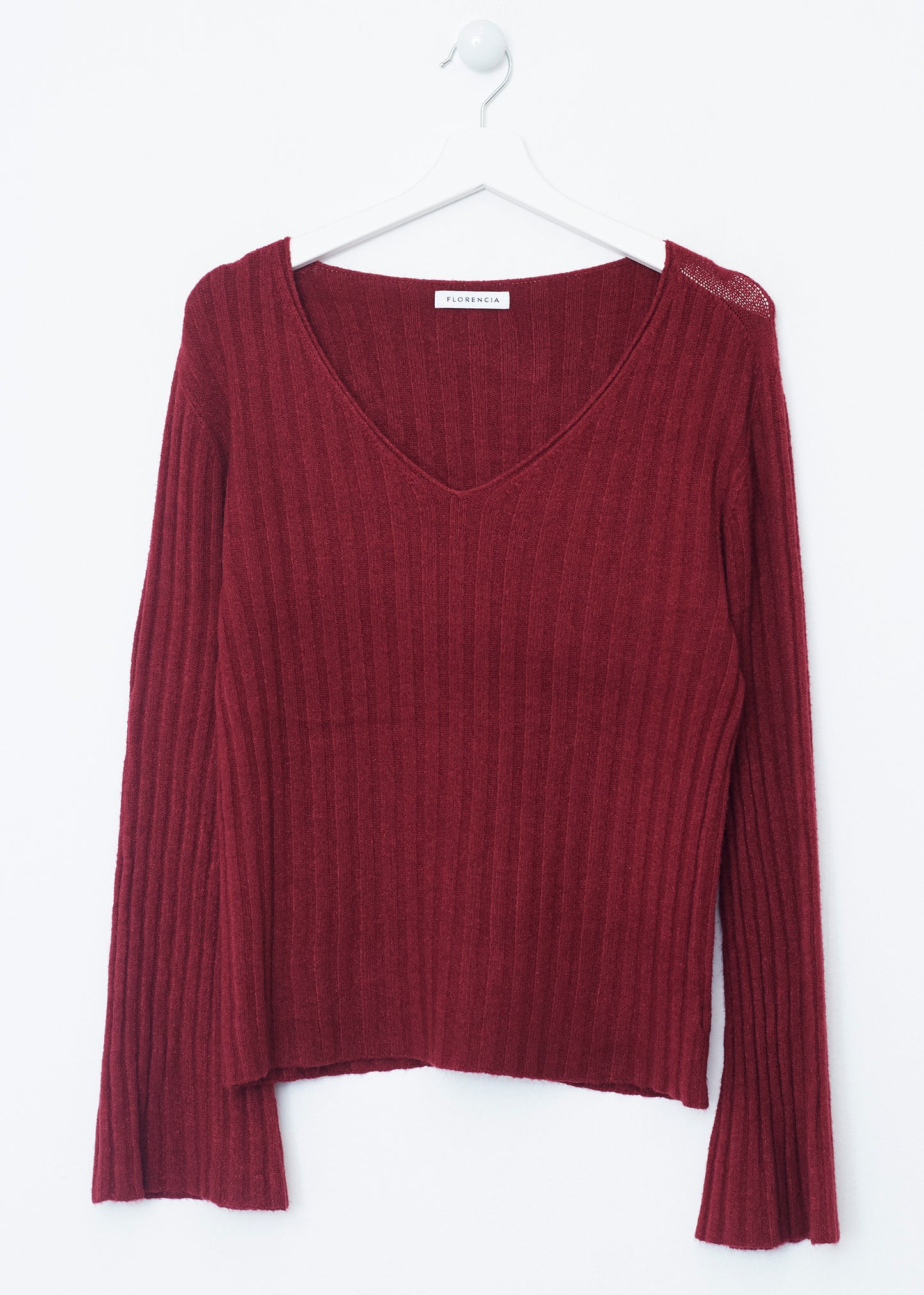 Seamless flared sleeve jersey