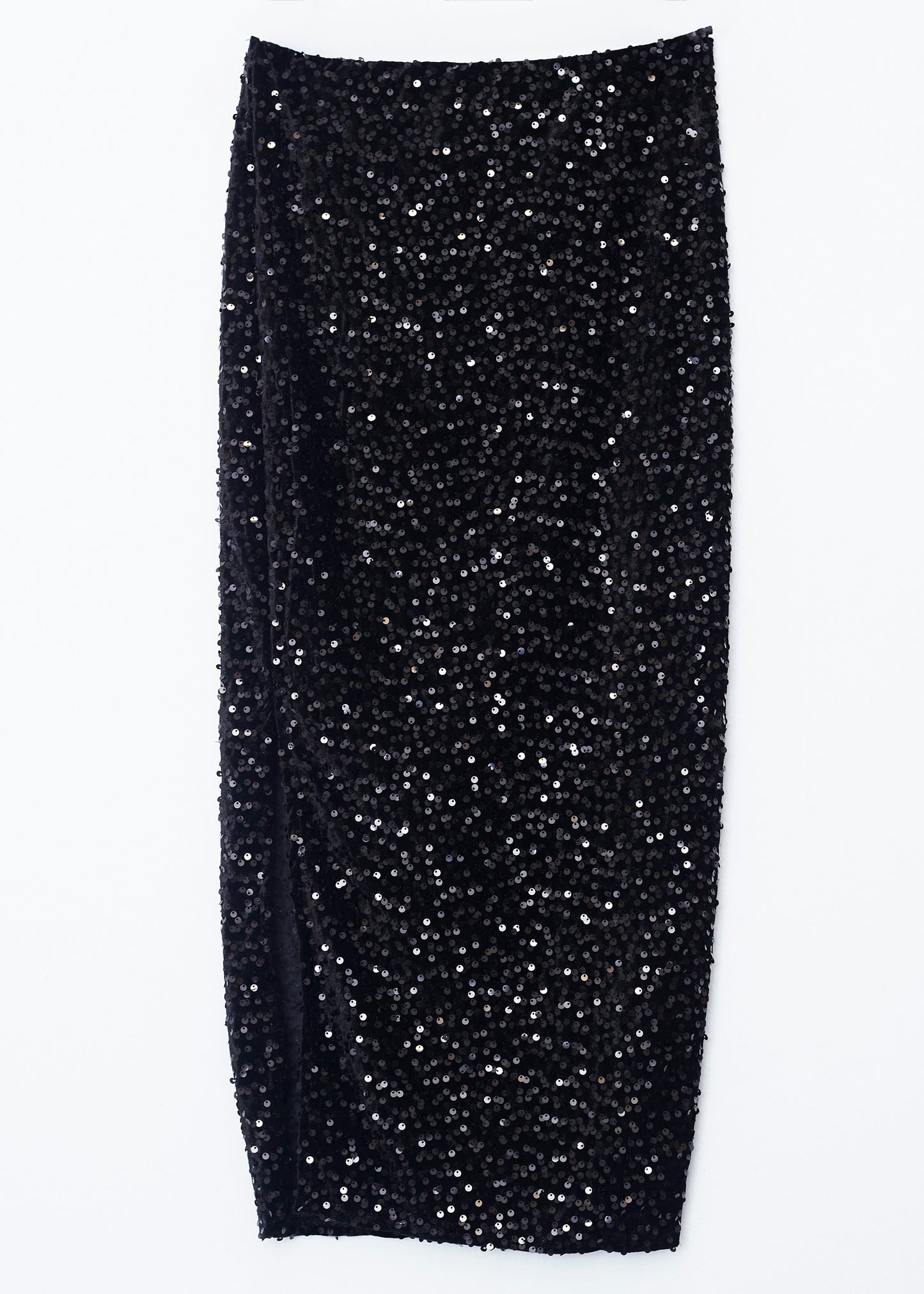 Velvet sequin skirt