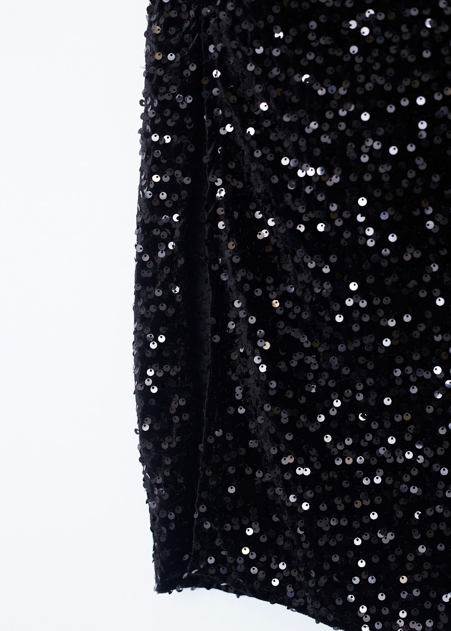 Velvet sequin skirt