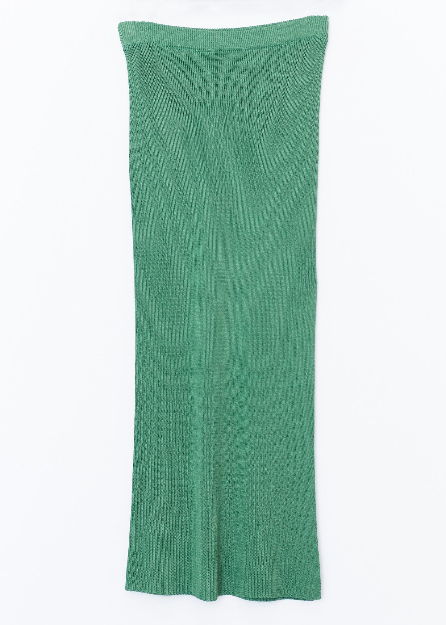 Tricot skirt with opening