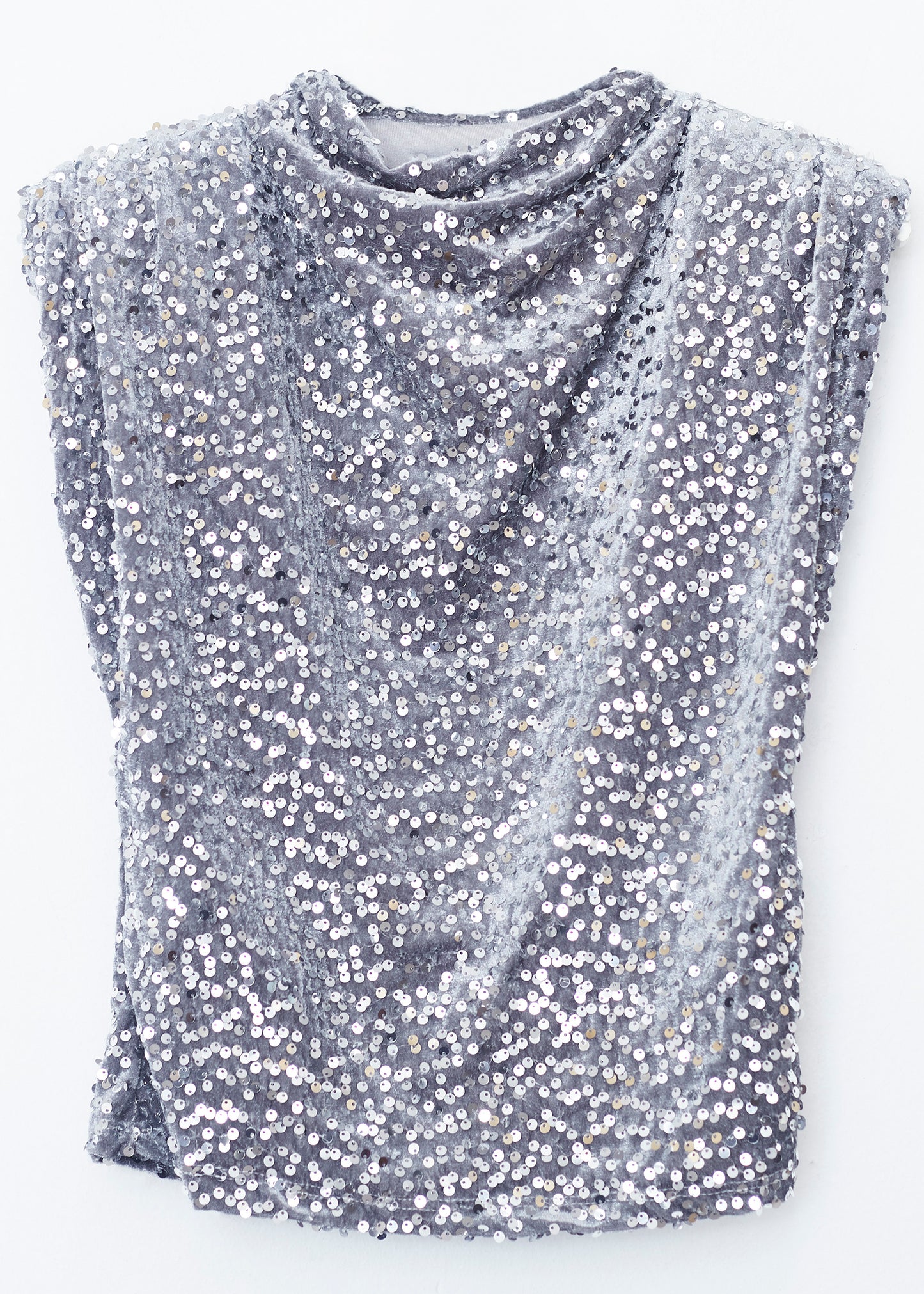 Top terciopelo paillettes