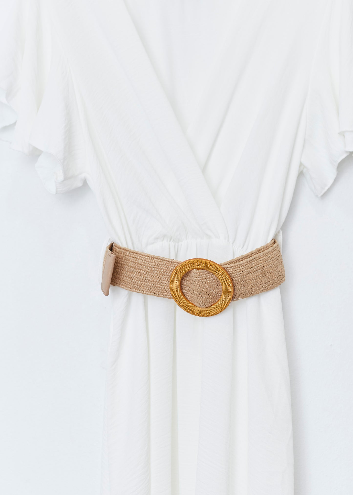 Belted wrap dress