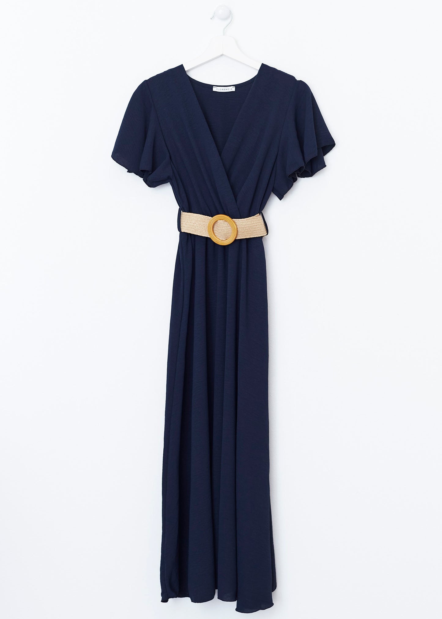 Belted wrap dress