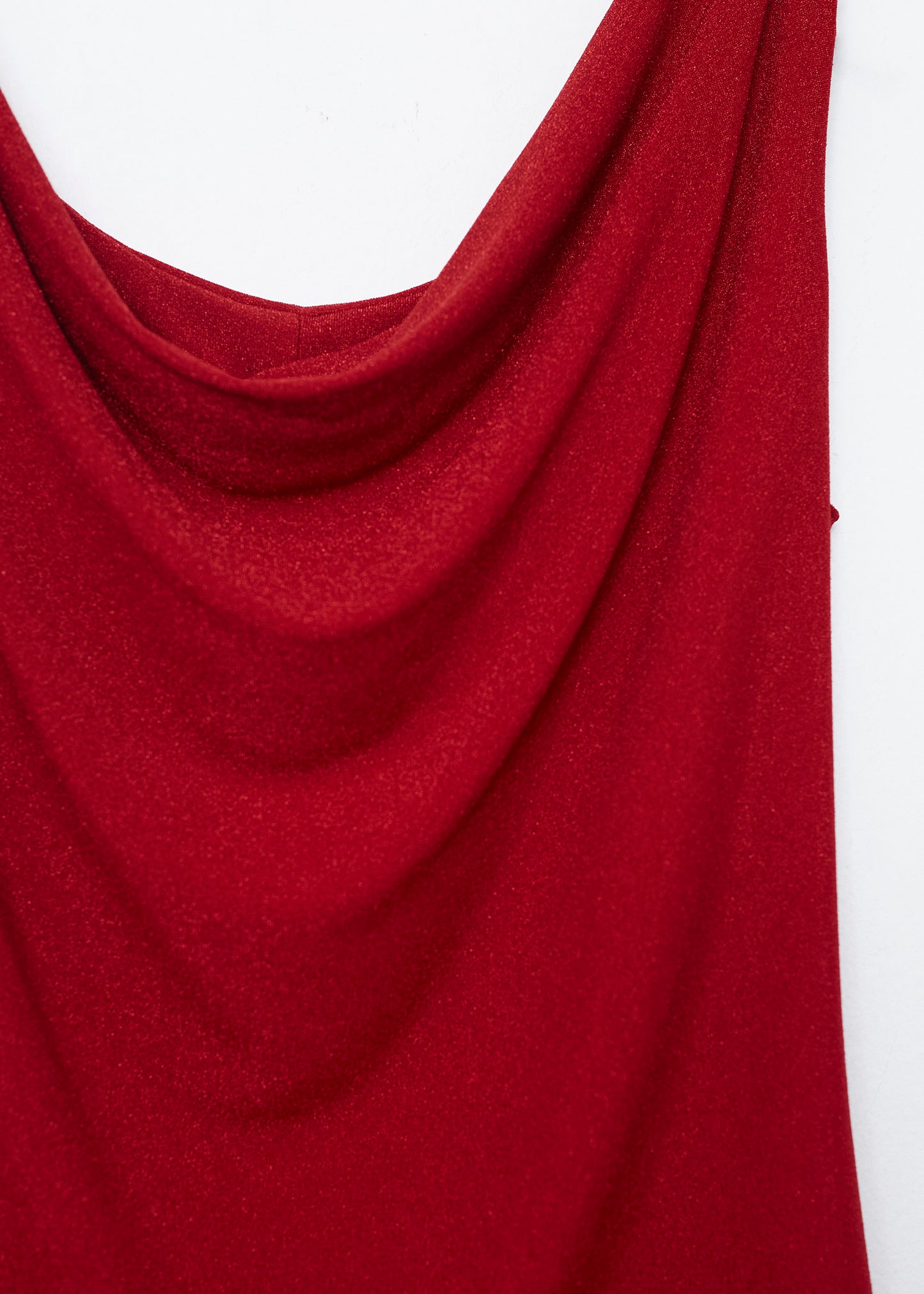 Lurex cowl top