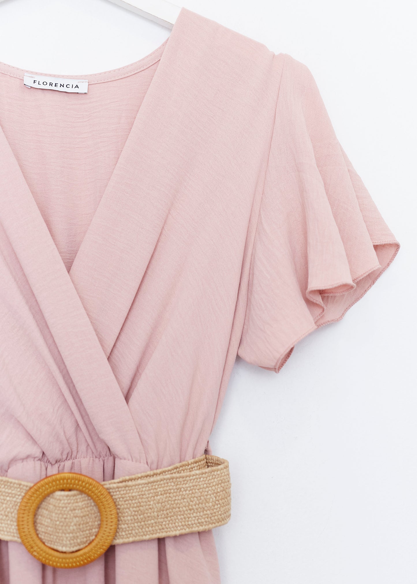 Belted wrap dress