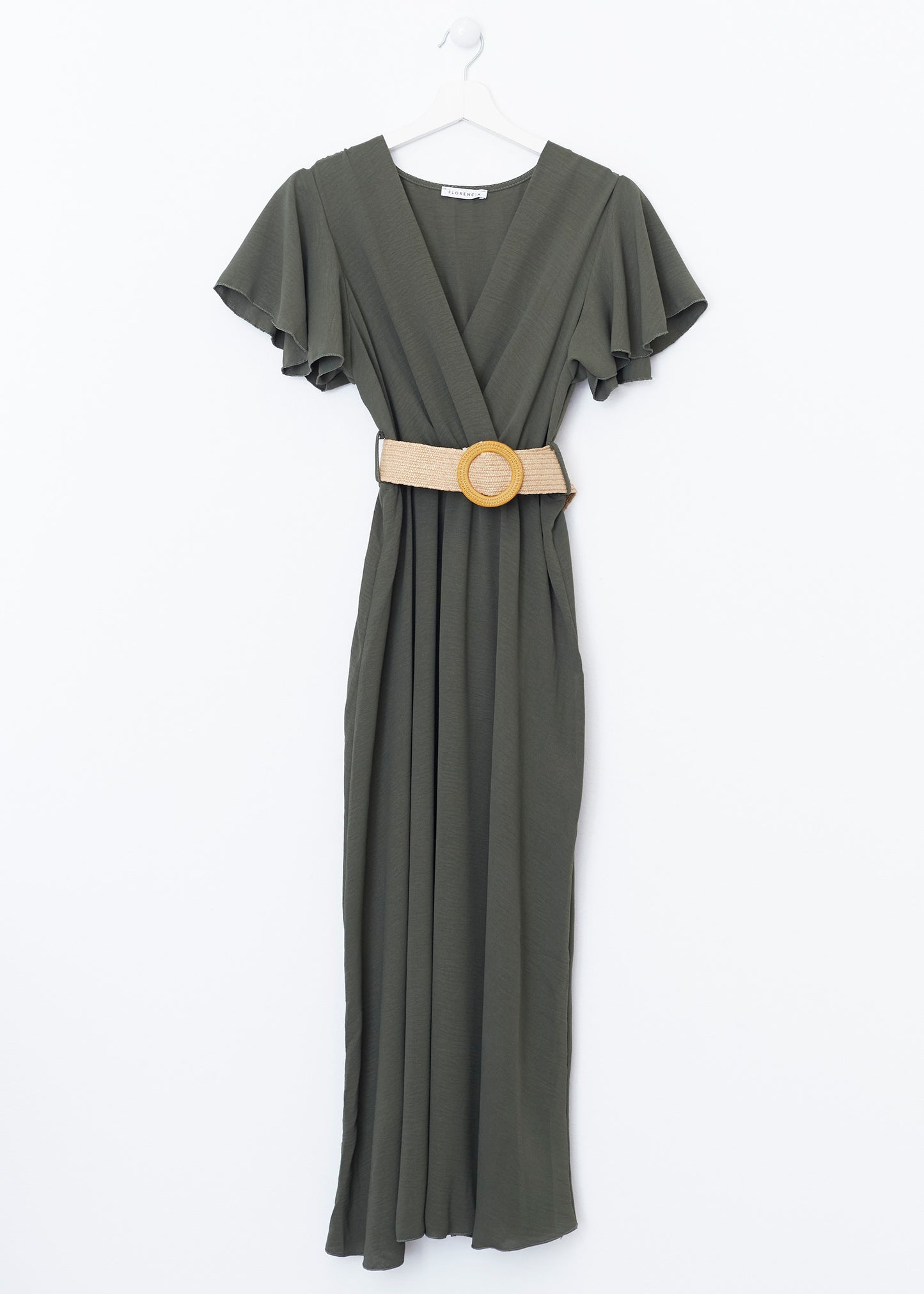 Belted wrap dress