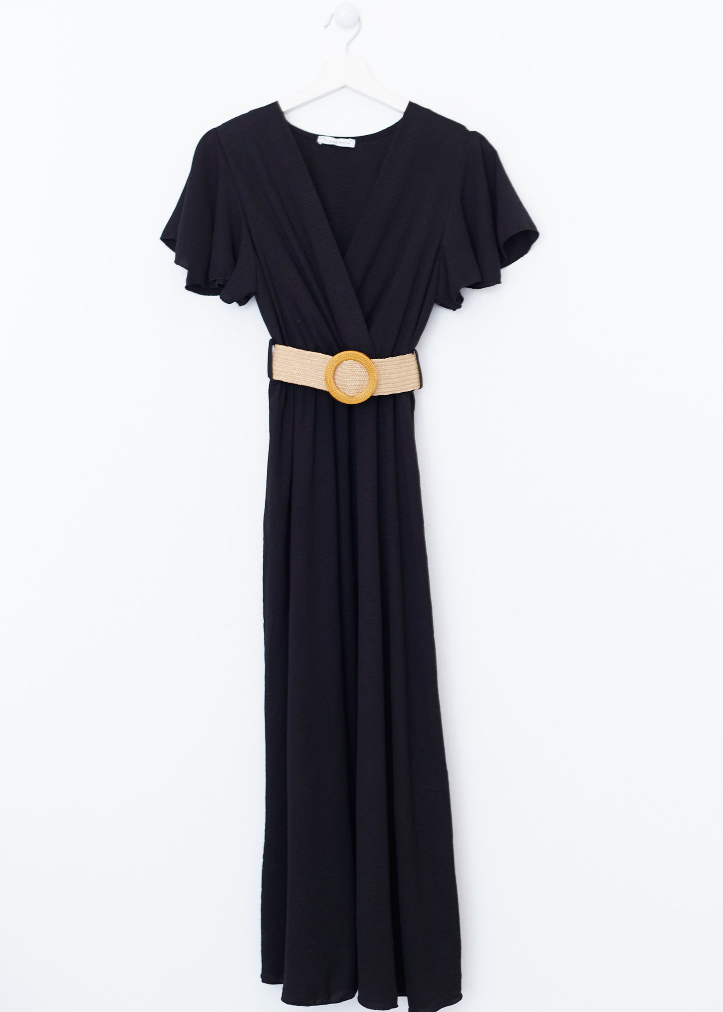 Belted wrap dress
