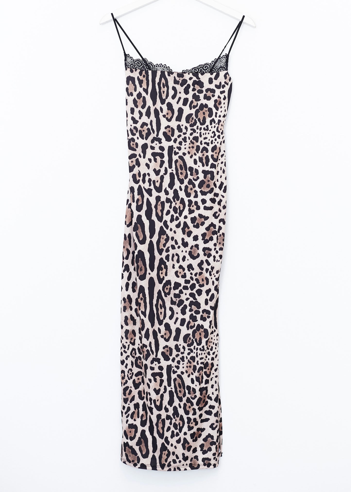 Vestido animal print lencero