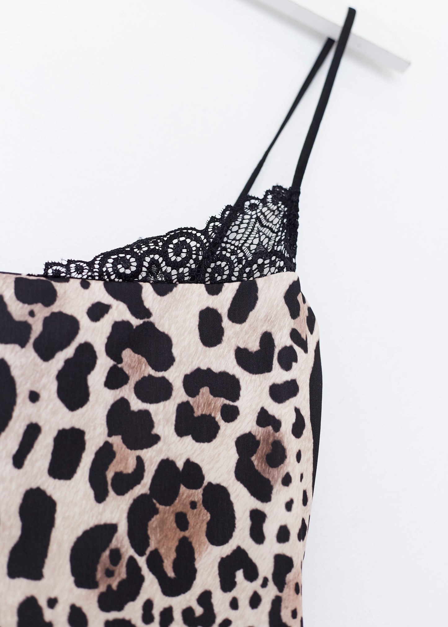 Vestido animal print lencero