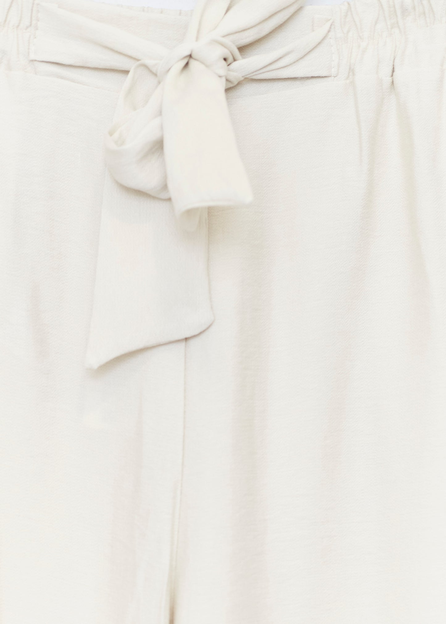 Bow palazzo pants