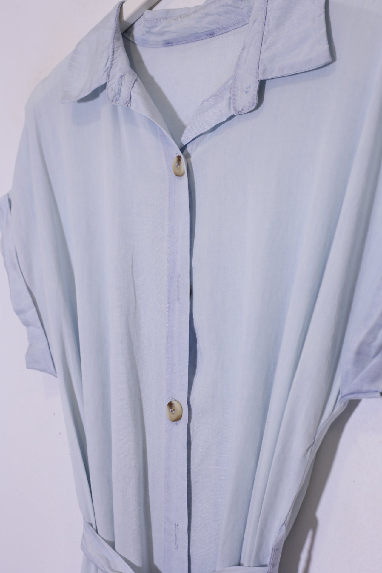 Vestido camisero denim