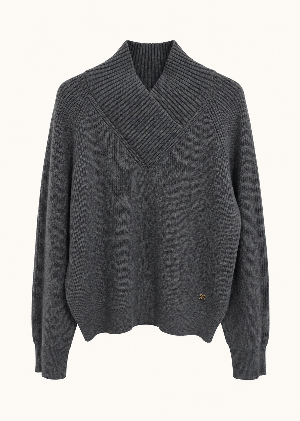 Jersey cuello cruzado