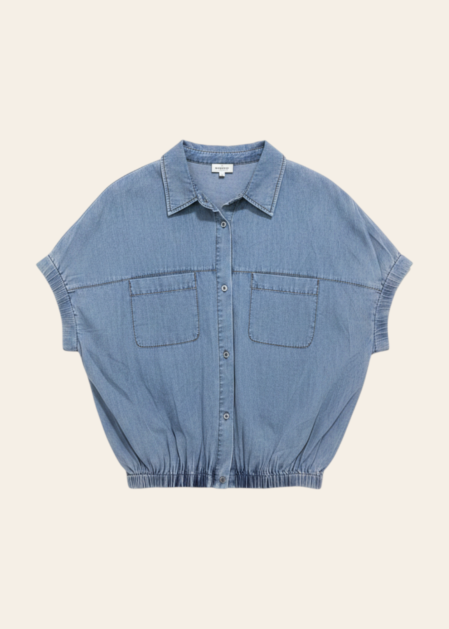 Camisa denim gomas