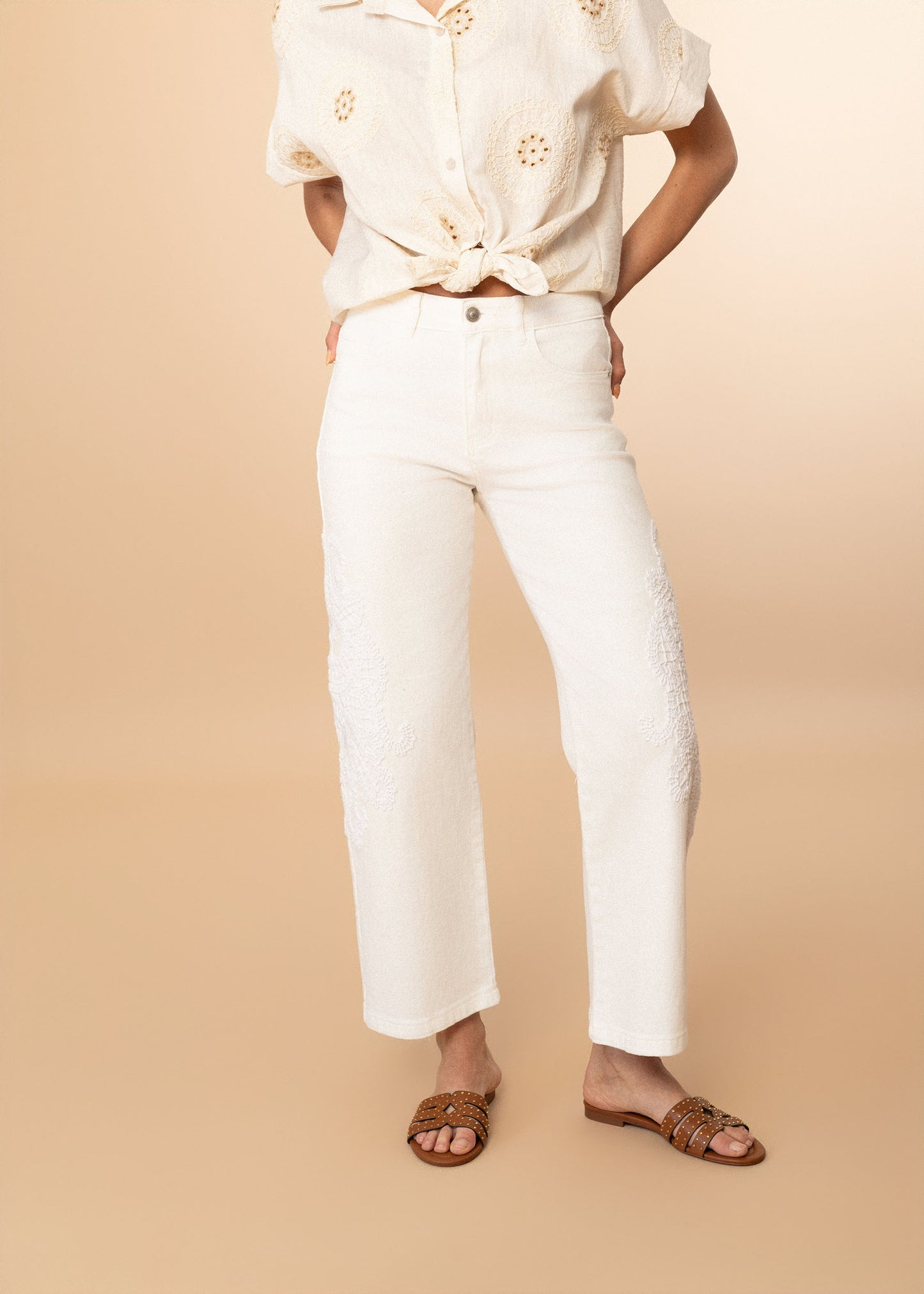 Jeans bordados