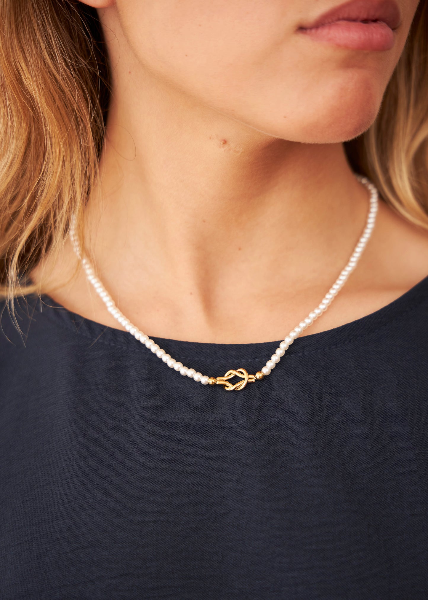 Combined multiple necklace