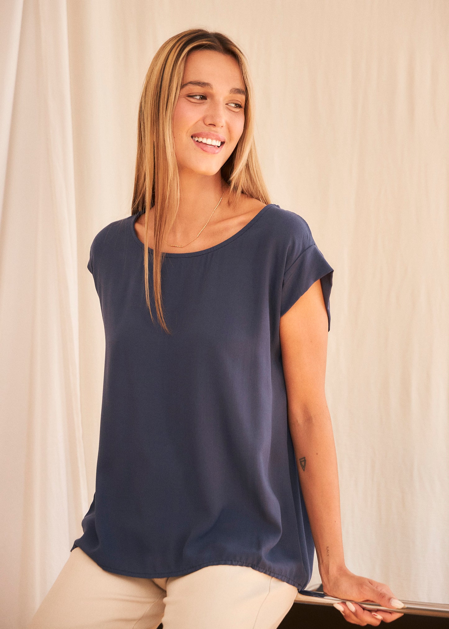 Bow detail blouse