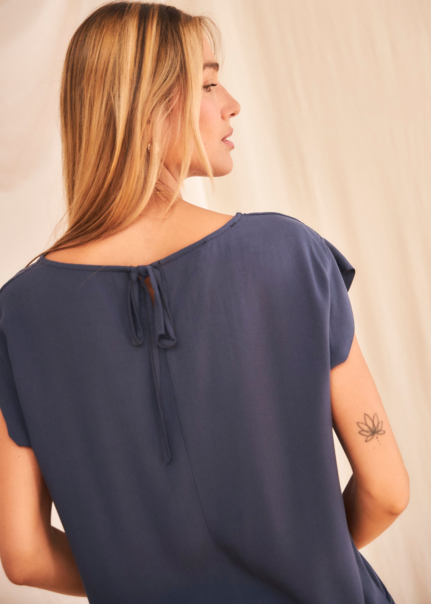 Bow detail blouse