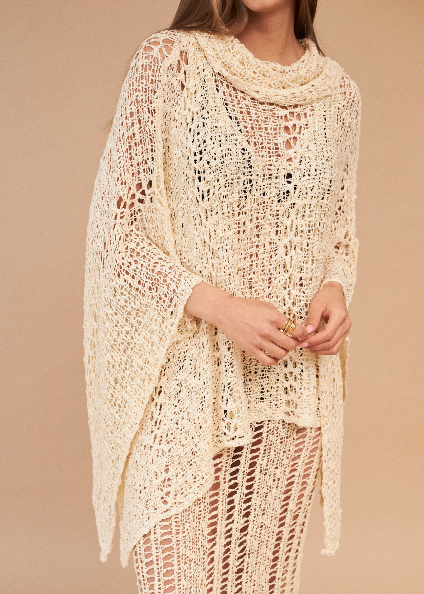 Poncho calado