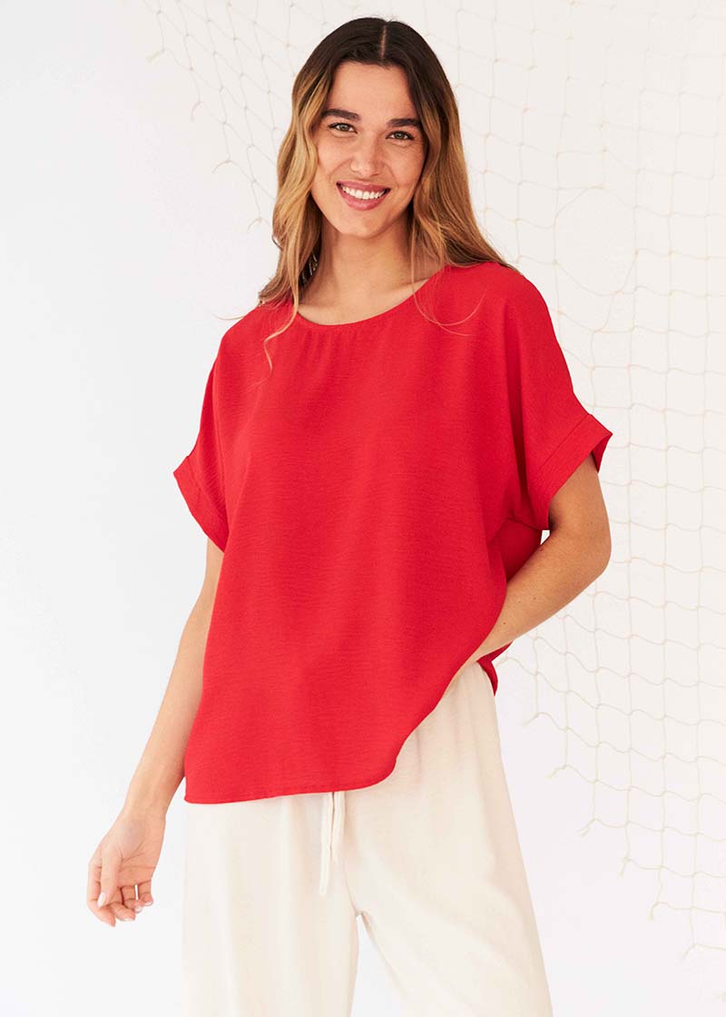 Blusa fluida básica