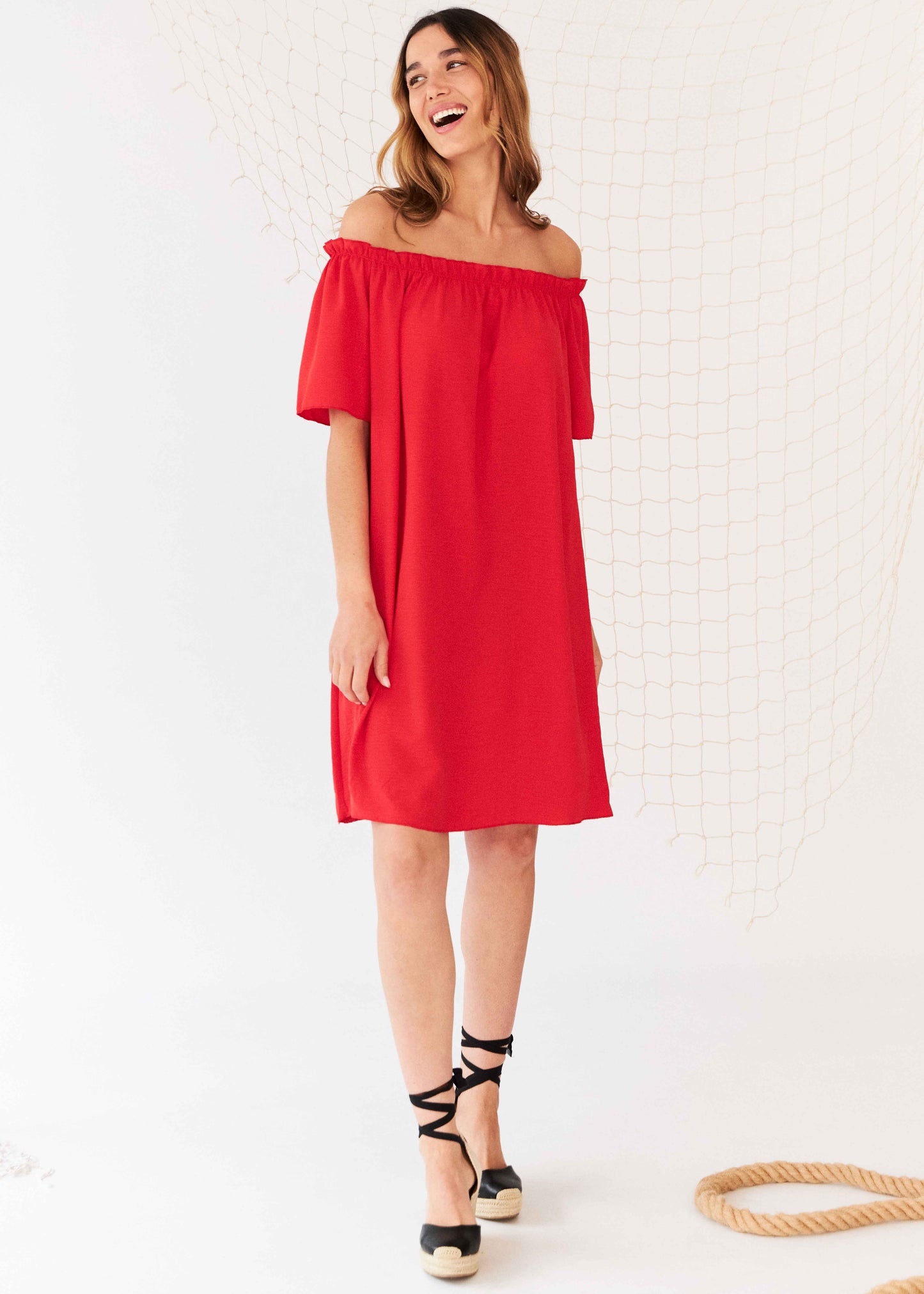 Vestido hombros descubiertos