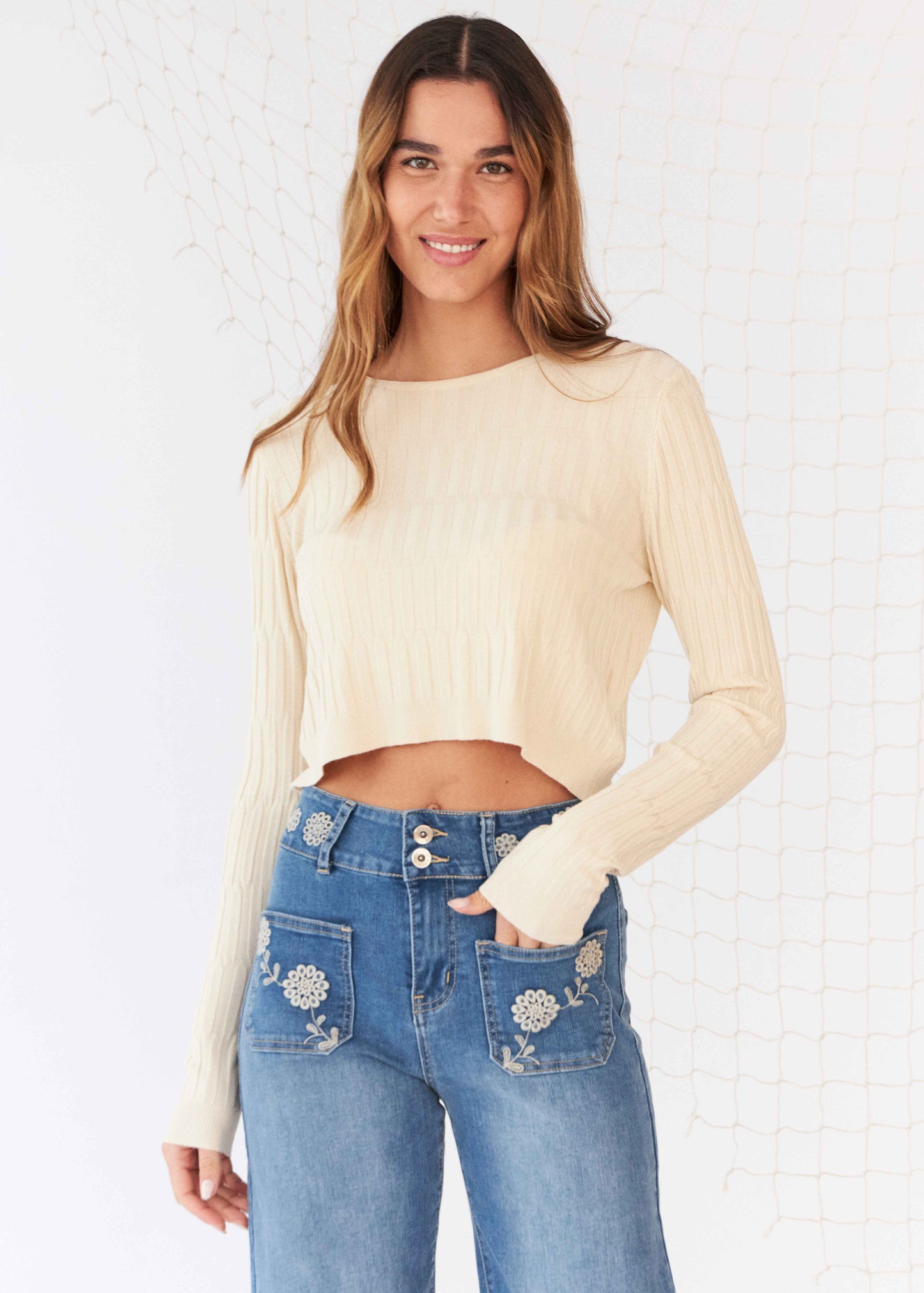 Cropped sweater