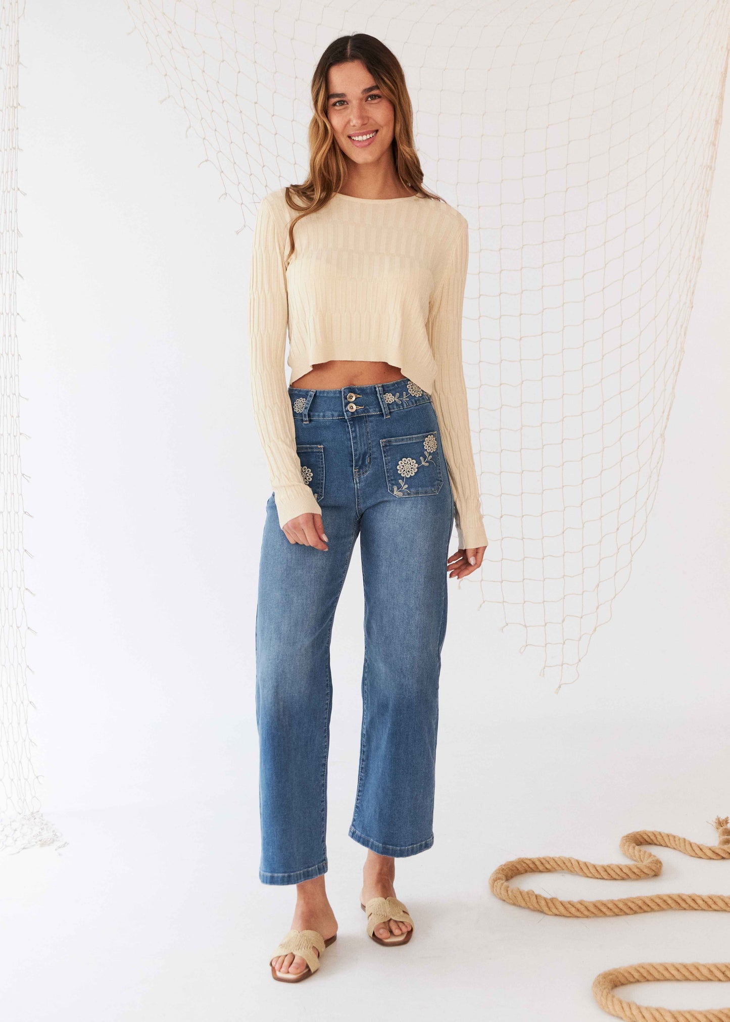 Cropped sweater