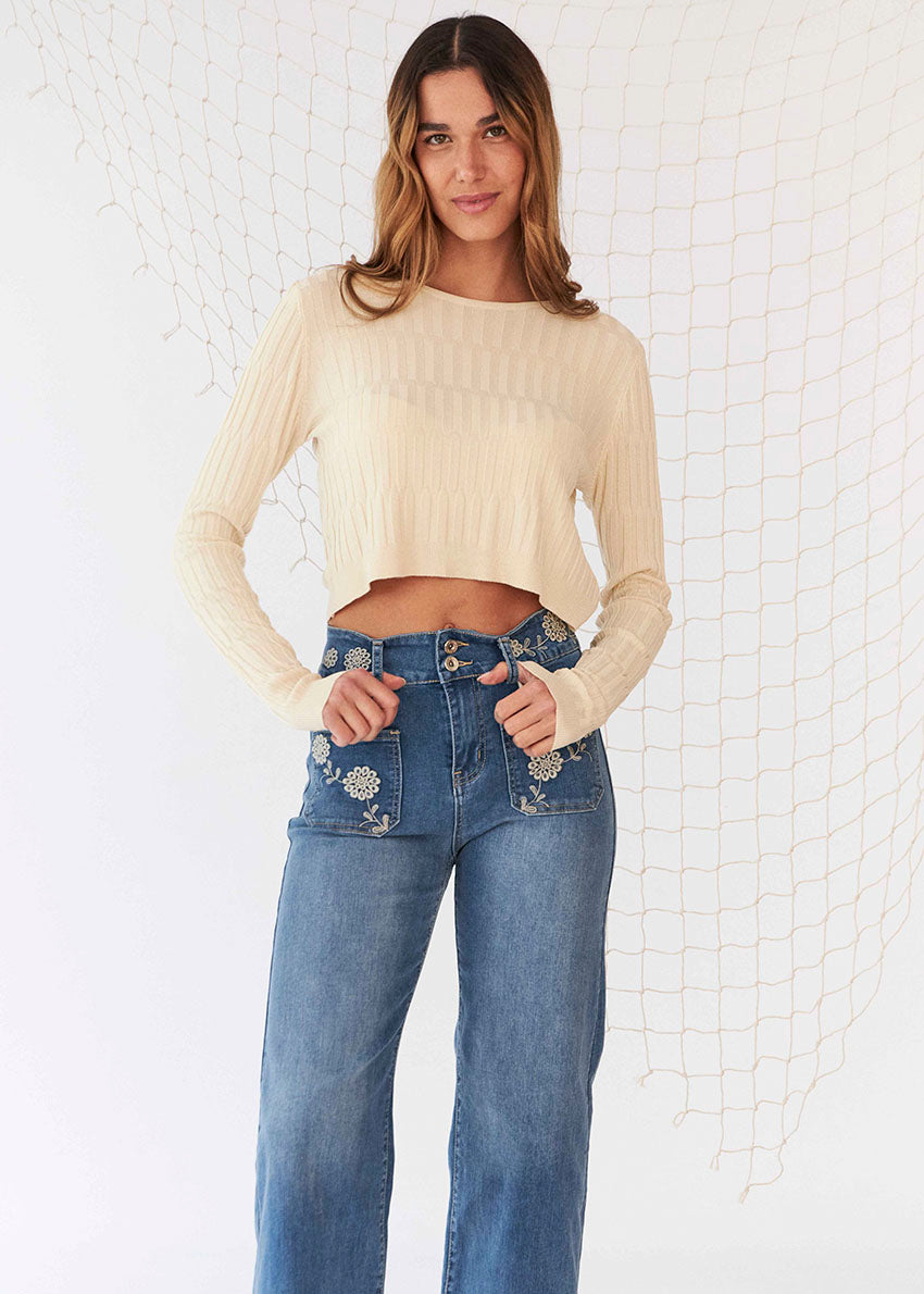 Cropped sweater