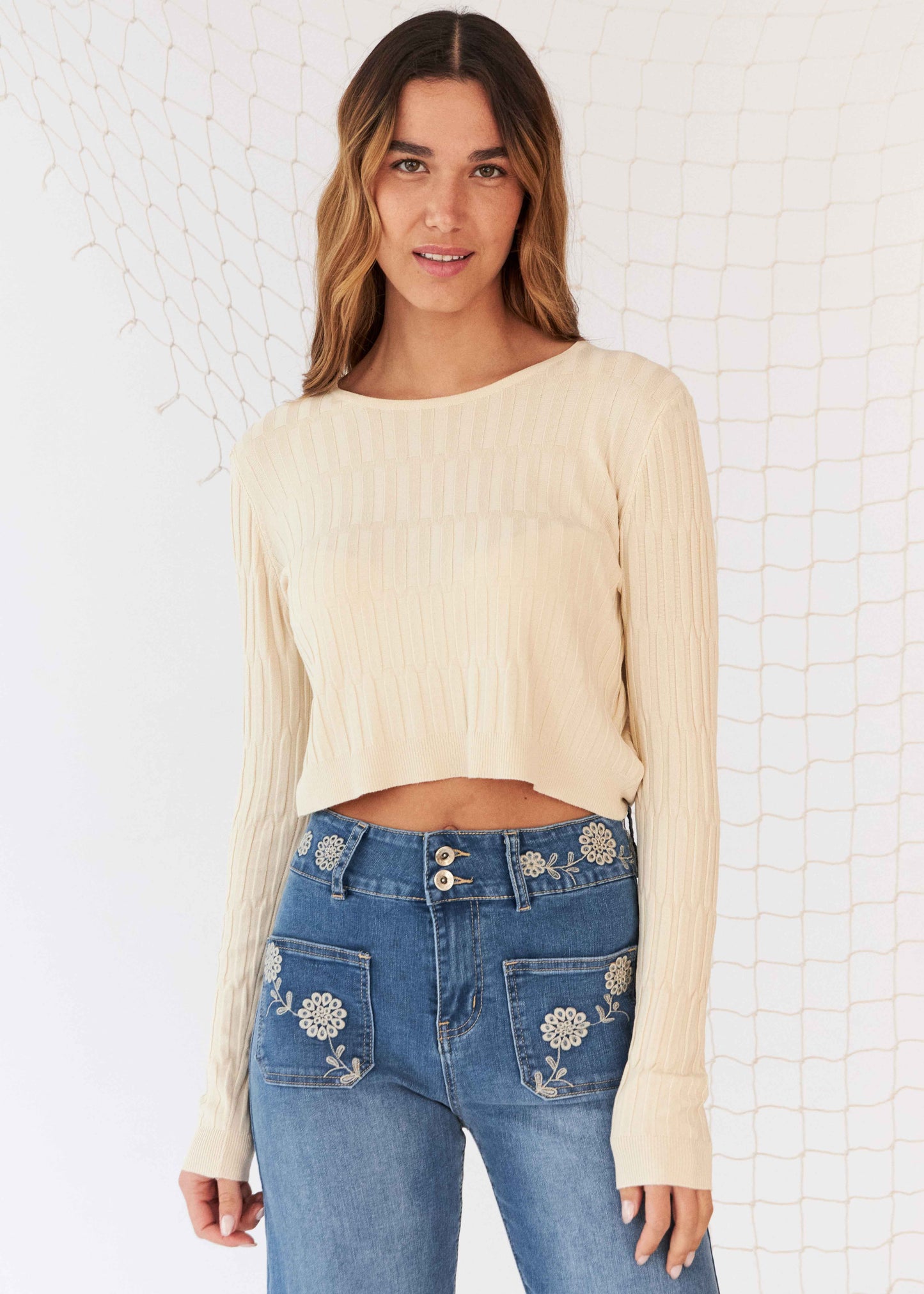 Cropped sweater